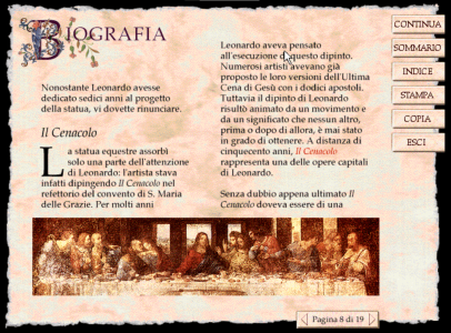 La bibliografia di Leonardo - Il Cenacolo