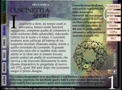 Una sezione della galleria di Leonardo l'inventore
